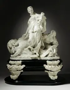 Judith and Holofernes, c1746-1750. Creator: Doccia Porcelain Factory