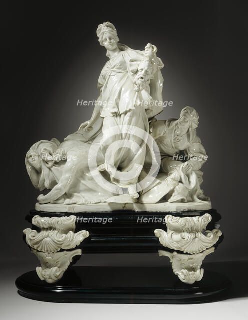 Judith and Holofernes, c1746-1750. Creator: Doccia Porcelain Factory.