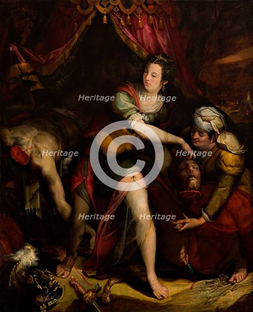 Judith and Holofernes. Creator: Fontana, Lavinia (1552-1614).