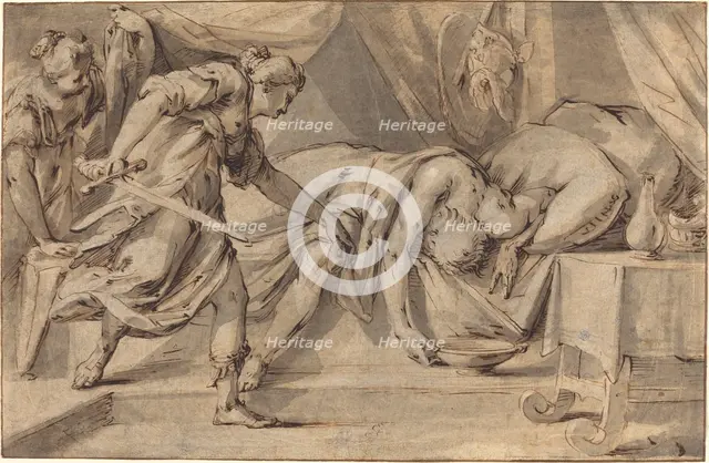 Judith and Holofernes. Creator: Hans von Aachen.