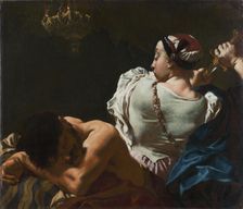 Judith Beheading Holofernes, Mid of the 18th cen.. Creator: Piazzetta, Gian Battista (1683-1754)