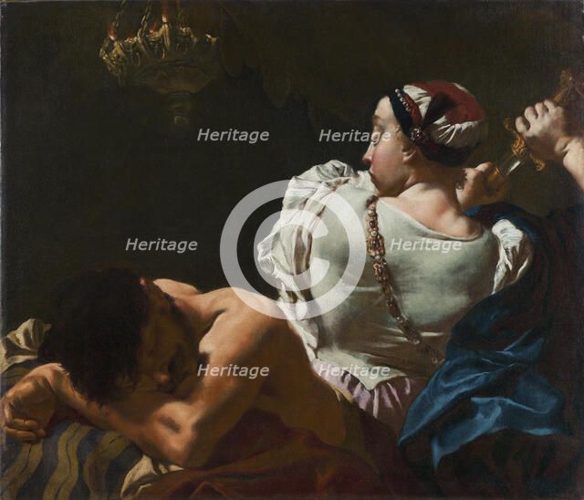Judith Beheading Holofernes, Mid of the 18th cen.. Creator: Piazzetta, Gian Battista (1683-1754).