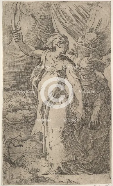 Judith, early 16th century. Creator: Parmigianino.