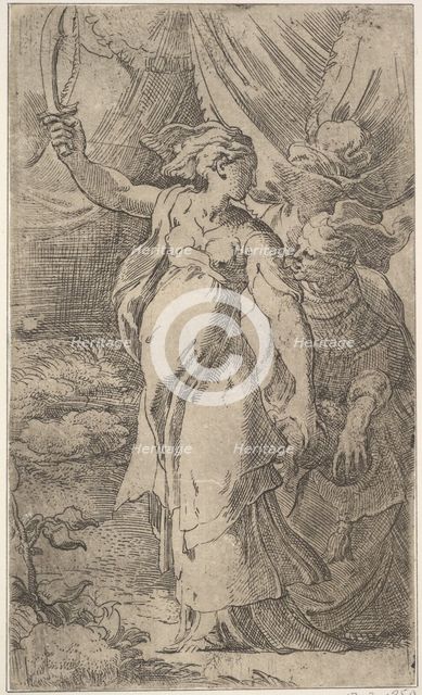 Judith, early 16th century. Creator: Parmigianino.