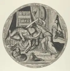 Judith (from "Famous Women from the Old Testament", set of 6). Creator: Philip Galle