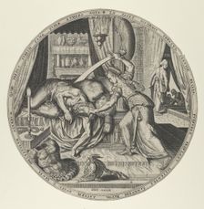 Judith (from "Famous Women from the Old Testament", set of 6). Creator: Philip Galle
