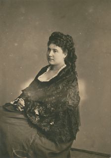 Judith Gautier, about 1870. Creator: Nadar