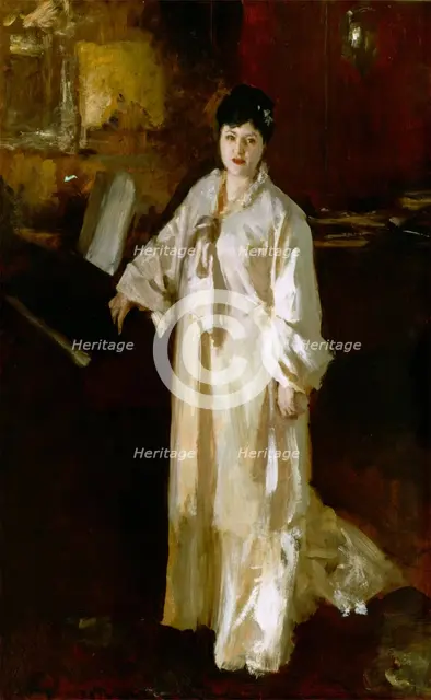 Judith Gautier, c1885. Creator: John Singer Sargent.