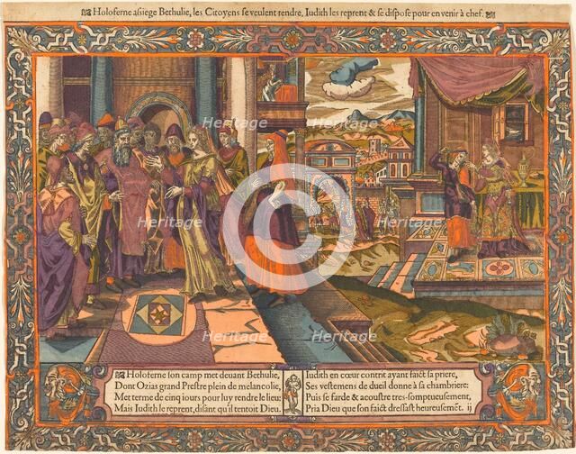 Judith Goes to the Camp of Holofernes, c. 1575. Creator: Unknown.