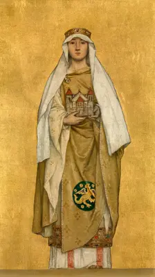 Judith, Wife of Baldwin I of Flanders, 1889. Creator: Albrecht De Vriendt