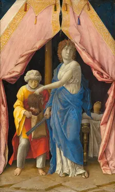 Judith with the Head of Holofernes, c. 1495/1500. Creators: Andrea Mantegna, Giulio Campagnola