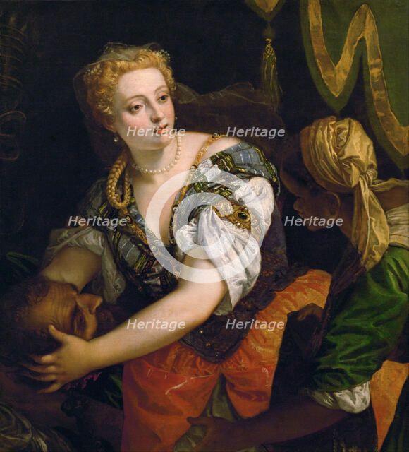 Judith with the Head of Holofernes, c. 1580. Artist: Veronese, Paolo (1528-1588)