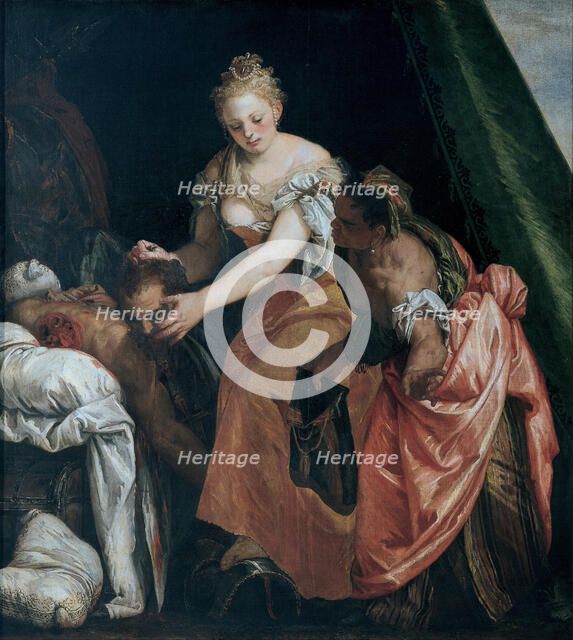 Judith with the Head of Holofernes, c. 1580. Artist: Veronese, Paolo (1528-1588)