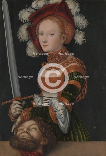 Judith with the Head of Holofernes, ca. 1530. Creator: Lucas Cranach the Elder.