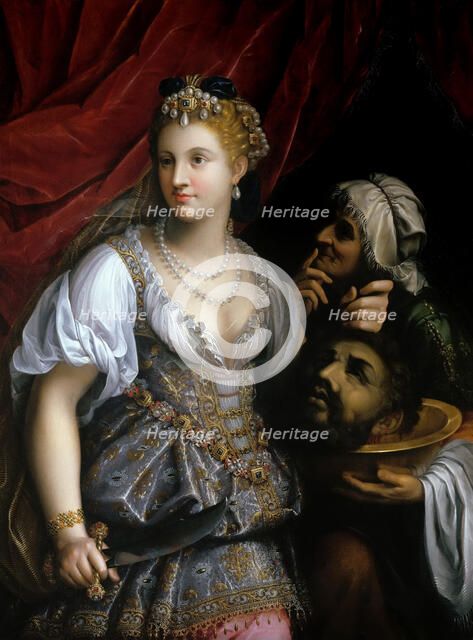 Judith with the Head of Holofernes, ca. 1600. Creator: Galizia, Fede (1578-1630).