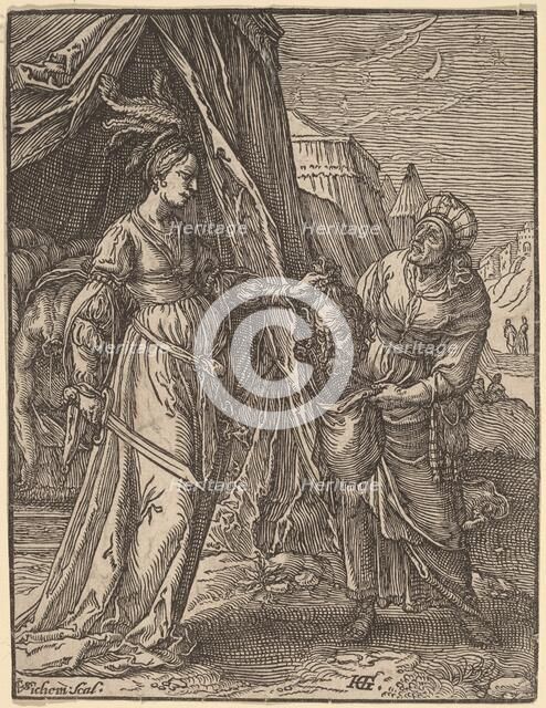 Judith with the Head of Holofernes. Creator: Christoffel van Sichem I.