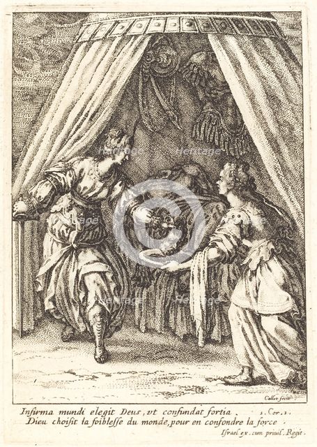 Judith with the Head of Holofernes. Creator: Jacques Callot.