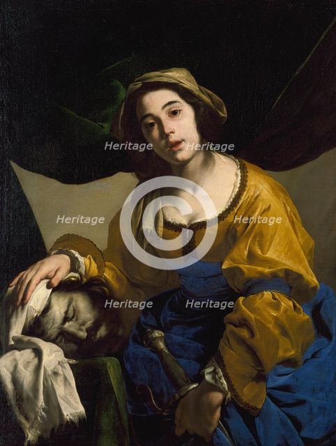 Judith with the Head of Holofernes, early 1650s. Creator: Bernardo Cavallino.