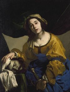 Judith with the Head of Holofernes, early 1650s. Creator: Bernardo Cavallino