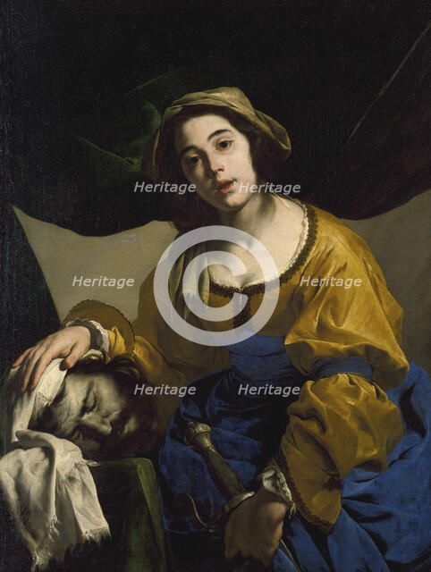Judith with the Head of Holofernes, early 1650s. Creator: Bernardo Cavallino.