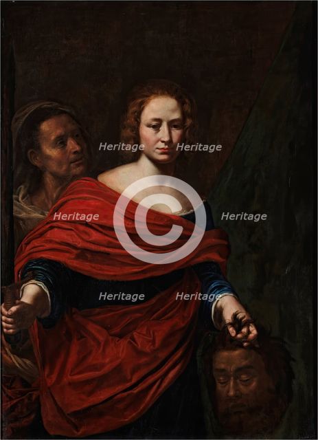 Judith with the head of Holofernes, mid-17th century. Creator: Nicolas Regnier.