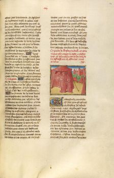 Judith with the Head of Holofernes; Miroir Historial, about 1475. Creator: Unknown