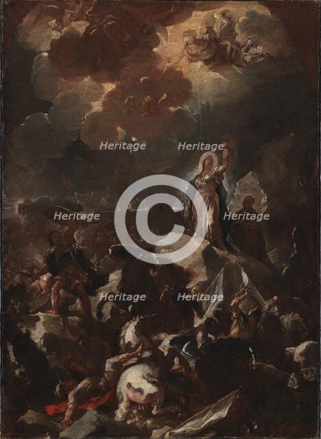 Judith with the Head of Holophernes, 1647-1705. Creator: Earlier ascribed to Paolo de Matteis (1662-1728) and Luca Giordano (1632-1705)..