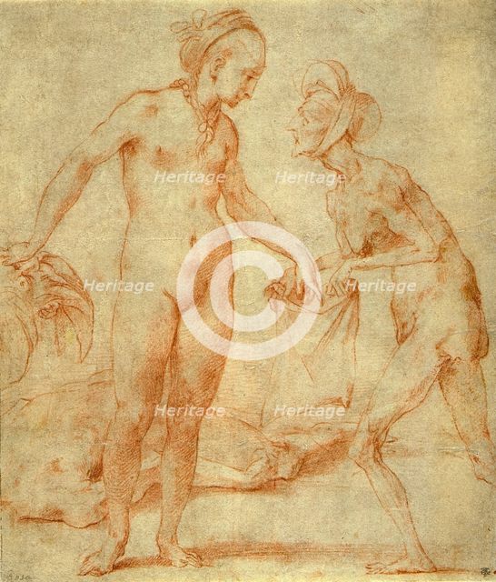 Judith with the Head of Holophernes, between circa 1535 and circa 1540. Creator: Rosso Fiorentino.