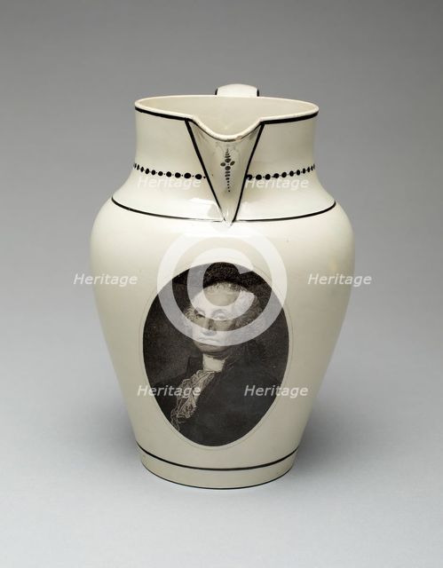 Jug, 1800/10. Creator: Herculaneum Pottery.