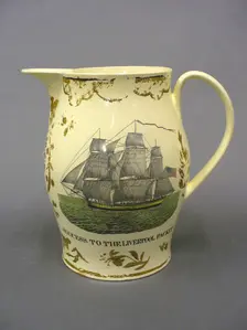 Jug, 1800/10. Creator: Herculaneum Pottery