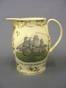 Jug, 1800/10. Creator: Herculaneum Pottery