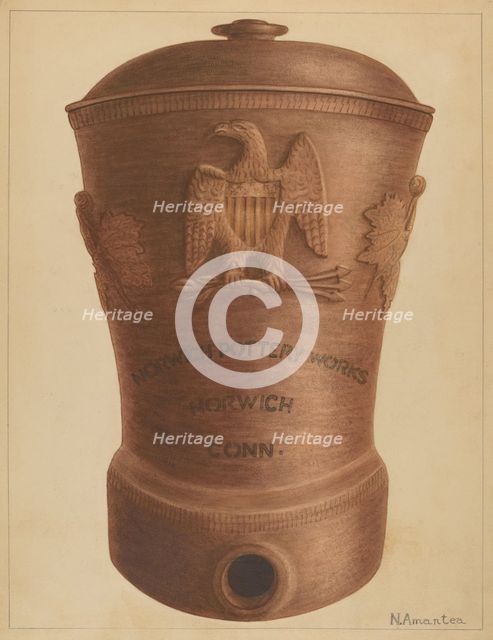 Jug, 1935/1942. Creator: Nicholas Amantea.