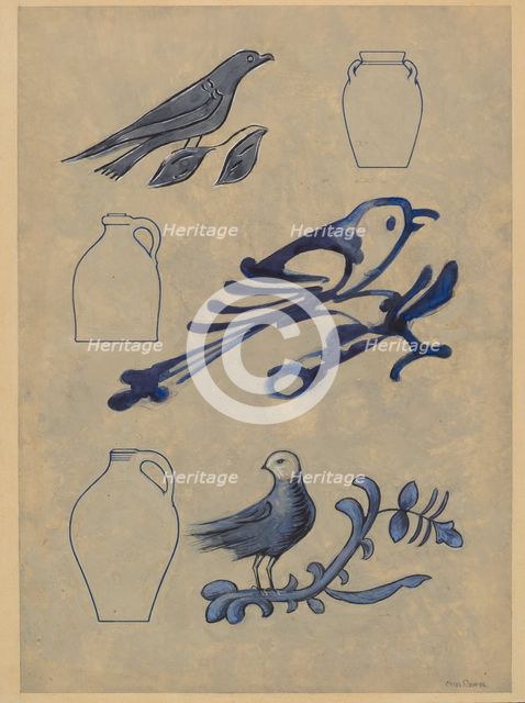 Jug, 1935/1942. Creator: Charles Caseau.