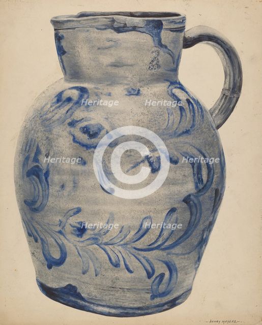 Jug, 1935/1942. Creator: Henry Meyers.