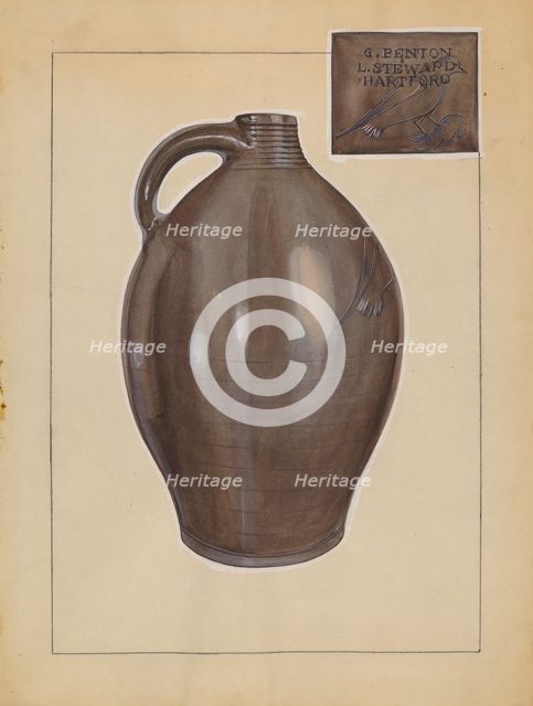 Jug, 1935/1942. Creator: John Dana.