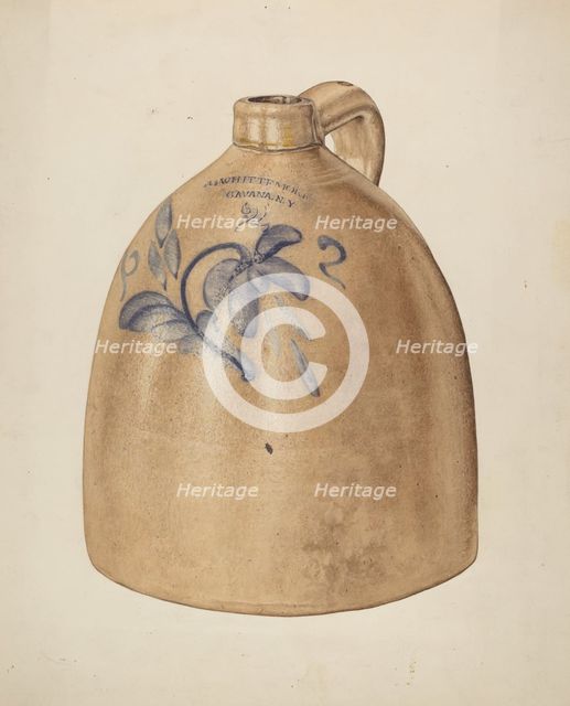 Jug, 1935/1942. Creator: Lillian Hunter.