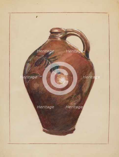 Jug, 1935/1942. Creator: Salvatore Borrazzo.