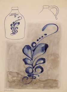 Jug, 1937. Creator: Yolande Delasser