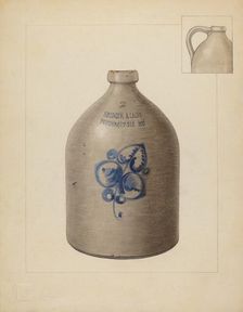 Jug, 1937. Creator: John Fisk