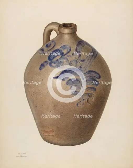 Jug, 1940-1941. Creator: Sara Garfinkel.