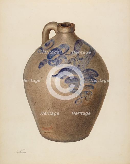 Jug, 1940-1941. Creator: Sara Garfinkel.