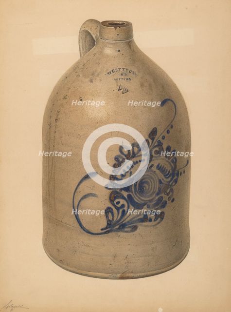 Jug, 1941. Creator: Giacinto Capelli.