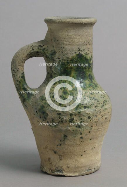 Jug, British, 13th-15th century. Creator: Unknown.