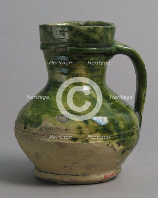 Jug, British, 15th-16th century. Creator: Unknown.