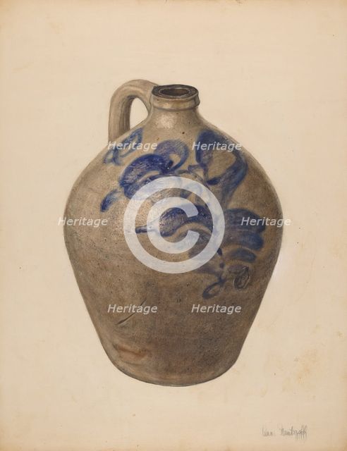 Jug, c. 1940. Creator: Anne Nemtzoff.