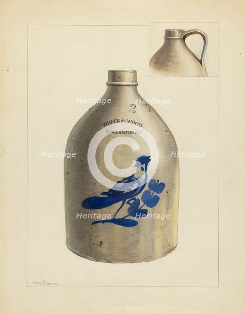Jug, c. 1940. Creator: Charles Caseau.