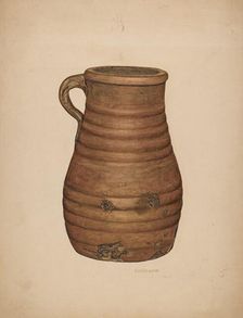 Jug, c. 1940. Creator: Clarence W Dawson