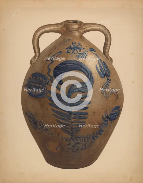 Jug, c. 1940. Creator: Giacinto Capelli.