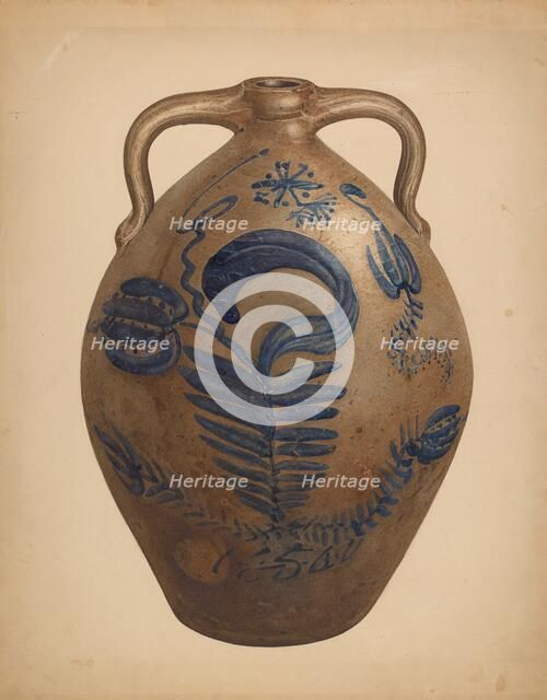 Jug, c. 1940. Creator: Giacinto Capelli.