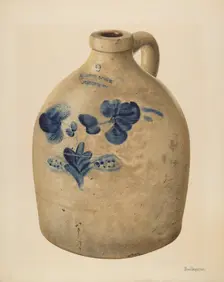 Jug, c. 1940. Creator: John Tarantino